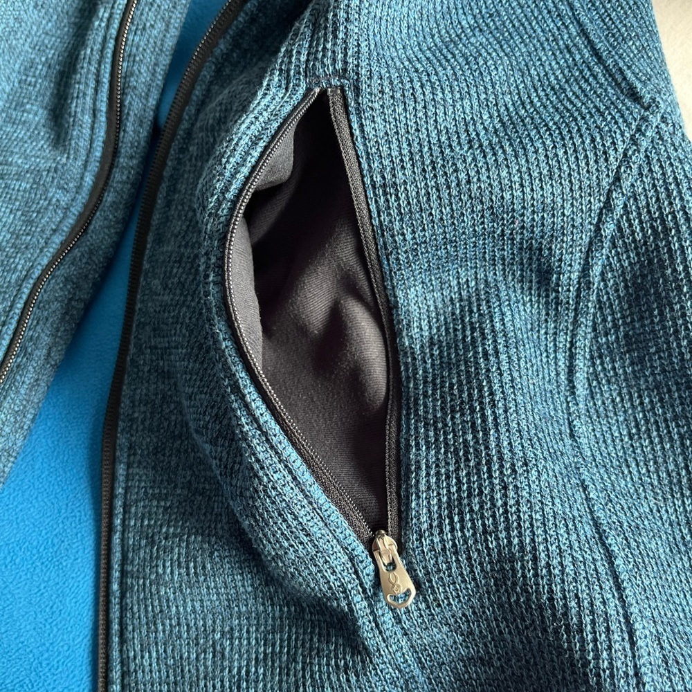 Spyder Women’s Blue Heathered Full-Zip Fleece Jacket L, Gorpcore Layering Piece - Picture 14 of 16